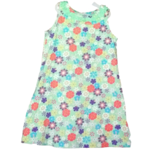 Hanna Andersson Girls Sz. Small Sz 5 Floral Sleeveless Summer Tank Dress Boho